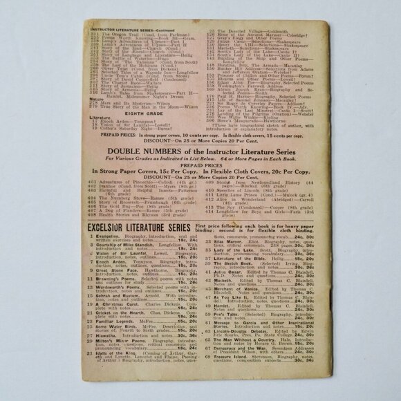 The Courtship of Miles Standish Longfellow Instructor Literature Series Antique - Picture 4 of 5